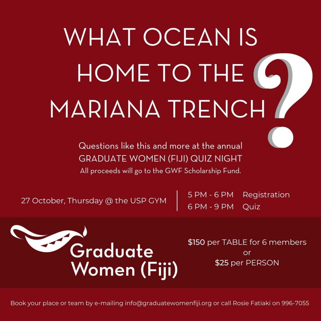 Graduate Women Fiji Quiz Night