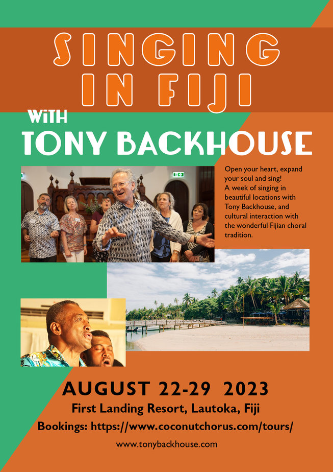 Singing in Fiji with Tony Backhouse