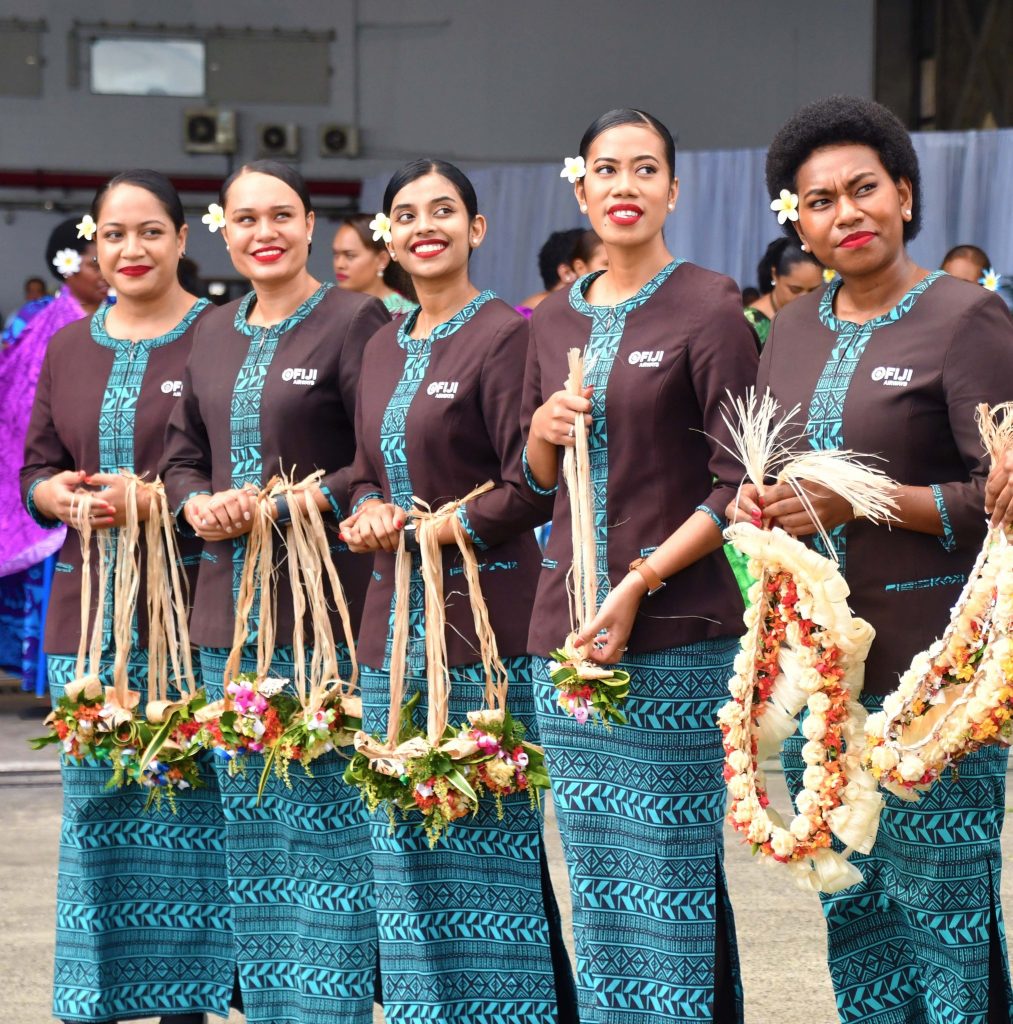 Fiji Airways flight attendants