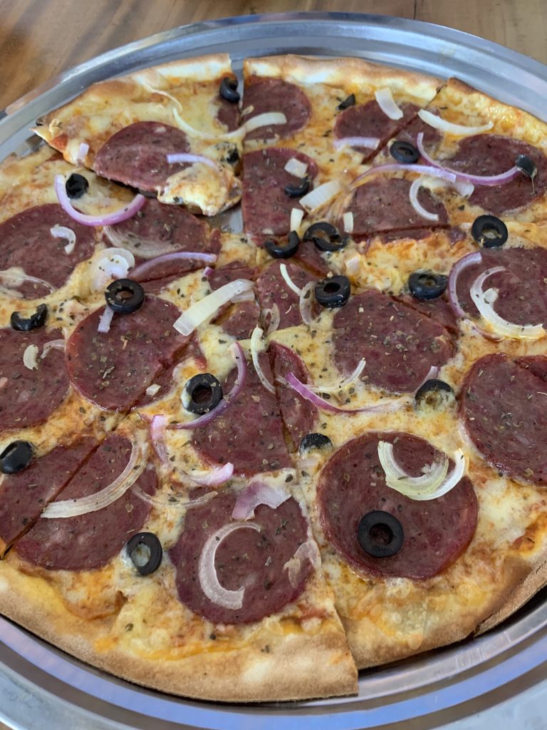 Tipsy Italian pizza