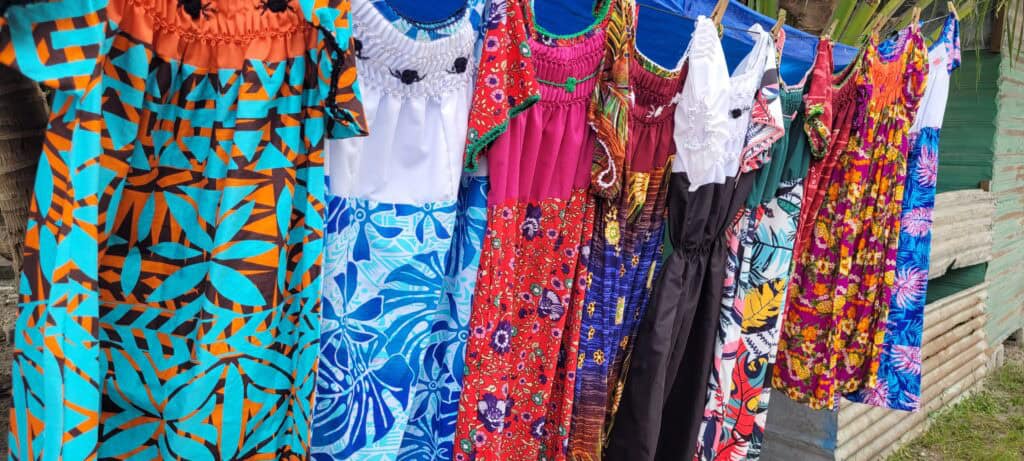 Colourful dresses
